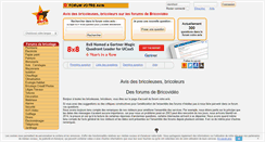Desktop Screenshot of forum-bricoleurs.com